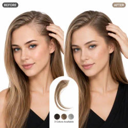 Prothèse capillaire invisible en maille triangulaire pour femme 3x3, patch de couverture de la ligne des cheveux, extension capillaire légère pour la couverture des tempes