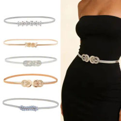 Ceinture élastique à la mode pour femmes, ceinture réglable de créateur, de haute qualité, de marque de luxe, pour robe, jupe, jean