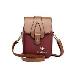 Borsa a tracolla da donna in similpelle multicolore per cellulare, con tracolla regolabile e mini borsa a spalla multi-scomparto, ideale per viaggi, vacanze, shopping, passeggiate e uso quotidiano.