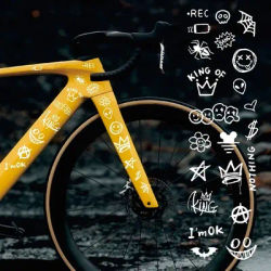 1 Set Graffiti Cartoon Stickers Cute Waterproof Decals for Bicycle Motorcycle Helmet Phone Case Luggage DIY Cycling Accessories