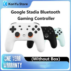 Google Stadia Bluetooth Game Controller - Controller Only, Bulk Packaging, Google Ultra Not Included (White)