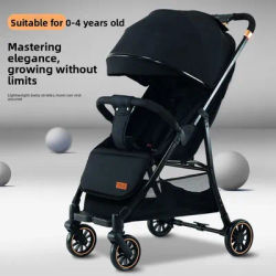Baby stroller Pocket cart Sit and lie down High landscape Lightweight folding shock-absorbing baby walker