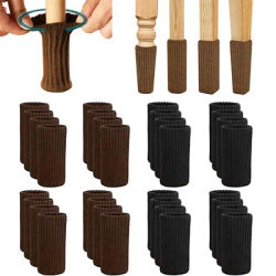 4/8/16PCS Chair Leg Socks High Elastic Chair Leg Floor Protectors with Anti-Slip PadsThick Caps Furniture Pads Covers Set