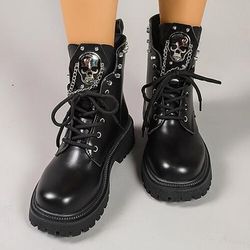 Gotico Punk Gotico A stivale Costume Per donna Halloween Carnevale Mascherata Feste Performance Casual Quotidiano Adulti Scarpe