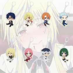 Marriagetoxin Anime Hikaru Gero Mei Kinosaki Acrylic Pendant Keychains Car Key Chain Key Ring Phone Bag Hanging Jewelry Gifts