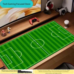 Tapis de souris de jeu de football de table, tapis de souris personnalisé en caoutchouc antidérapant, tapis de clavier d'ordinateur, grands tapis de souris