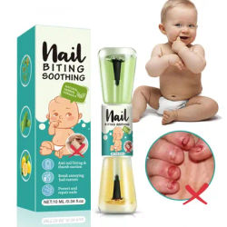Baby Toddler Anti Nail Biting PolishAnti Bite Nail Polished 10ml Stopper Guard Strengthener Natural Bitter Liquid For Teens Kids