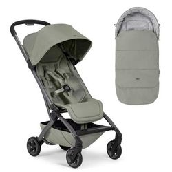 Joolz Aer2 Lightweight Compact Stroller + Footmuff Bundle - Sage Green