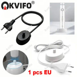 Chargeur EU compatible avec la brosse à dents électrique Oral B Braun iO Series 3 4 5 6 1000/3000/5000/7000/7500, base inductive étanche