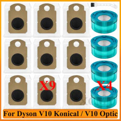 Accessories For Dyson V10 Konical / V10 Optic Robot Vacuum Cleaner Parts Post Filter Pre Filter Dust Bag Dust Liner