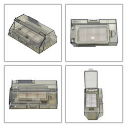 For Lydsto W2 Lite Edge Dust Box With HEPA Filter ABS Plastic Bin For Self-cleaning Robot Vacuum Cleaner Parts Accessories
