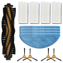 1Set For Conga-M50 M50-For-X-Treme Robot Vacuum Cleaner Main Side Brush Filter Mop Cloth Kit Accessories Replacement Cleaning
