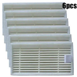 6PCS Vacuum Cleaner Filter Fit For Lidl For SilverCrest SSR 3000 A1 Robotic Vacuum Cleaner Replacement Spare Parts