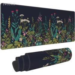 Tapis de souris esthétique fleur jeu XL ordinateur maison HD tapis de souris personnalisé XXL tapis de clavier en caoutchouc naturel bureau tapis de souris doux