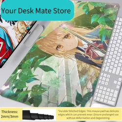 Tapis de sol Shiina Mahiru, tapis de souris, tapis de bureau avec coussin, accessoires de jeu, tapis de clavier XXL Prime Gaming