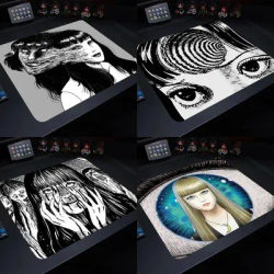 Petit tapis de souris Anime Tomie Junji Ito, 1 pièce, pour ordinateur portable, tapis de jeu, tapis de clavier, protection de bureau