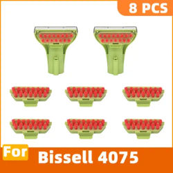 Fit for Vacuum Cleaner Suction Nozzle Bissell 4075 Multi-Purpose Carpet Cleaner Parts with Removable Red Bristles Brush Tool