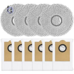 A68P-For Lefan M3 / M3 Max / M3 Gen2 Robot Vacuum Cleaner, Mop Pads Dust Bags