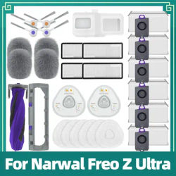 Replacement Parts Roller Side Brush HEPA Filter Mop Cloth Dust Bag for Narwal Freo Z Ultra Robot Vacuum Cleaner