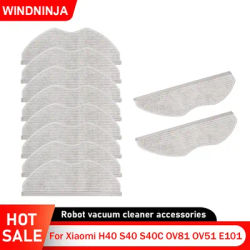 Mop Cloths For Xiaomi S40 OV81 OV51 H40 S40C E101 Replacement Mop Pads Rags Accessories Robot Vacuum Cleaner Spare Parts