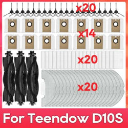 Fit For ( Teendow D10S ) Main Side Brush Filter Mop Dust Bag Robot Vacuum Cleaner Parts Accessories
