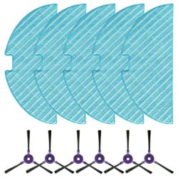 Mop Cloth Side Brush Kit For Wap Robot For Wsmart Vacuum Cleaner Replacement Accessory Parts Mop Cloths Side Brushes Kits