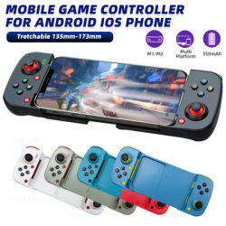 D3 Wireless Mobile Game Controller Telescopic Bluetooth-compatible Gamepad for iOS Android Phone Joystick Macro Buttons