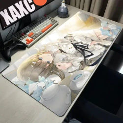 VSPO tapis de souris VTuber virtuel YouTuber grand tapis de souris Vtb clavier d'ordinateur XXL rembourrage Anime Pc accessoires de jeu tapis de bureau