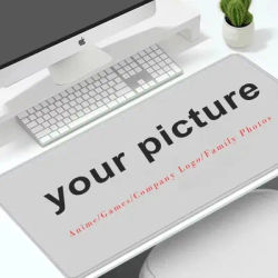Tapis de Souris Personnalisé et Sur Mesure, Grand Tapis de Jeu DIY, Tapis de Bureau pour Ordinateur et Clavier