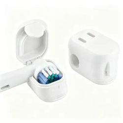 2 Pièces de Protège-Têtes de Brosse à Dents Électrique avec Trous de Ventilation, Adaptés pour Oral-B