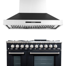 Proline 48" Dual Fuel Range + Hood Bundle | Save 10%