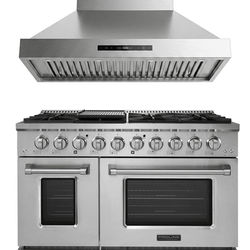 Proline 48" All-Gas Range + Hood Bundle | Save 10%