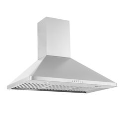 Stylish Ductless Stainless Steel Wall Mounted Range Hood, 600 CFM | Proline PLJW 129 RK600 36 inches wide
