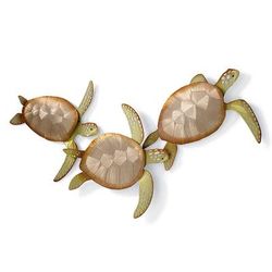 Sea Turtle Trio Indoor/Outdoor Wall Art - Frontgate