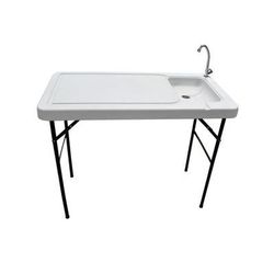 Folding Fish Station Sink Work Area