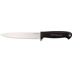 Cold Steel Kitchen Classics Utility 6" Serrated German 4116 Stainless Steel Blade Kray-Ex Handle SKU - 419409