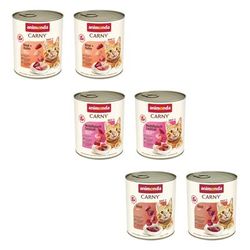 12x800g Adult Mixed Pack Beef Selection Animonda Carny Wet Cat Food