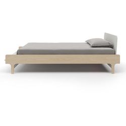 Oeuf River Twin Bed - White/Birch