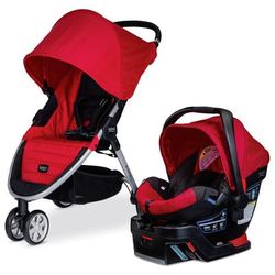 Britax B-Agile 3 & B-Safe 35 Travel System - Red