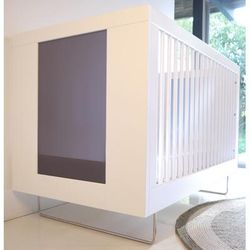 Spot On Square Alto Crib - Graphite Acrylic