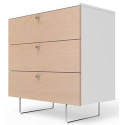 Spot On Square Alto Dresser 34" - White/Birch