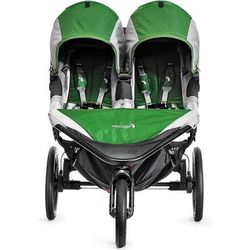 Baby Jogger 2016 Summit X3 Double Jogging Stroller - Green / Gray