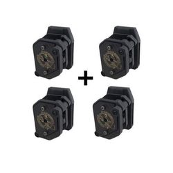 Black Scorpion Outdoor Gear IPSC / USPSA Black Scorpion Storm I Pistol Magazine Pouches 4 Pouches Smart Purchase Black Standard CO01-1111-MPBK