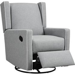 Bertini Everston Swivel Glider Recliner - Gray