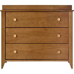 Babyletto Sprout 3-Drawer Changer Dresser w/Removable Changing Tray - Chestnut / Natural