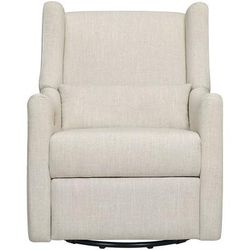 Babyletto Kiwi Electronic Recliner & Swivel Glider - White Linen