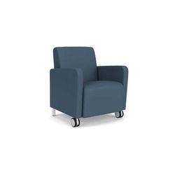 Ravenna Guest Chair w/ Casters in Standard Fabric or Vinyl