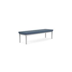 Amherst 3-Seat Bench in Standard Fabric or Vinyl