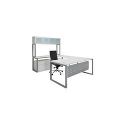 TrendSpaces U-Shaped Workstation w/Hutch