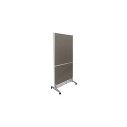 30"W x 68"H Full Fabric Mobile Portable Partition
